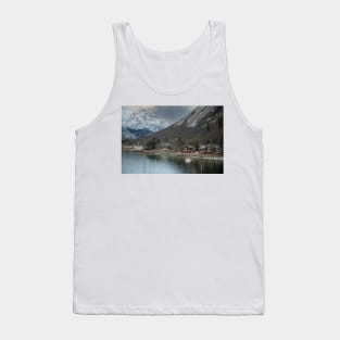 Norwegian Fjord in Winter Tank Top